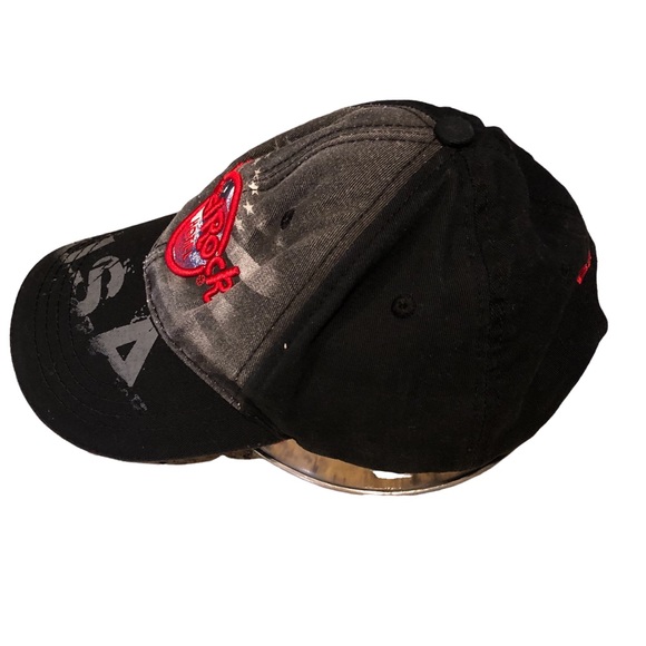 Unisex HardRock Hotel tag Biloxi adjustable cap hat embroidered US flag graphic - Picture 2 of 7